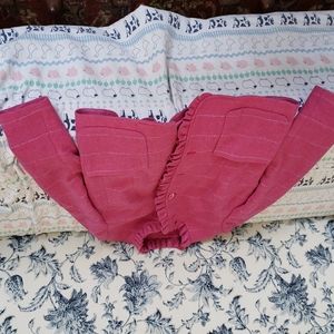 Wool pink slightly plaid women's Talbots blazer